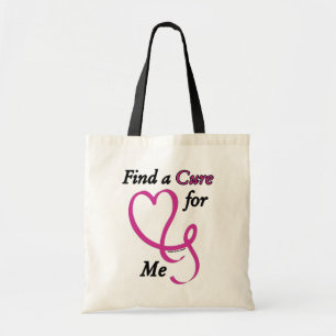 Tote Bag Trouver un remède/coeur/moi...Cancer du sein