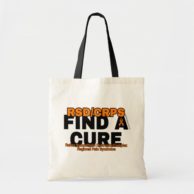 TOTE BAG TROUVER UNE CURE/BOLD...RSD/CRPS (Devant)