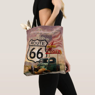 Tote Bag Trouvez vos coups de pied sur la route 66