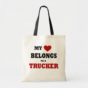 Tote Bag Trucker Love