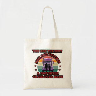 Tote Bag Trucker Mère Fille Bond Famille Route Amour