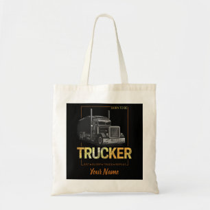 Tote Bag Trucker Né Pour Être Conducteur Rétro Camion Vinta