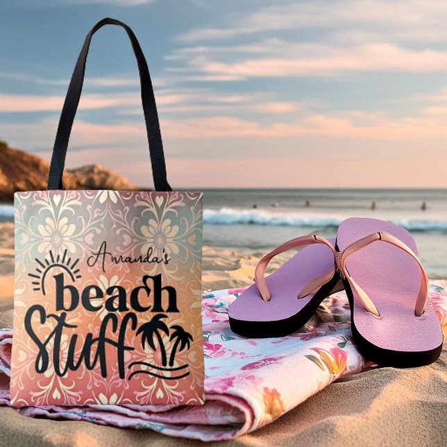 Tote Bag "Trucs de plage" personnalisés (Créateur téléchargé)