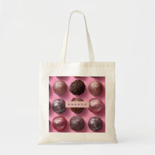 Tote Bag Truffe au Chocolat Élégante Personnalisée