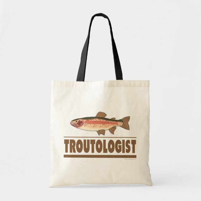 Tote Bag Truite humoristique (Devant)