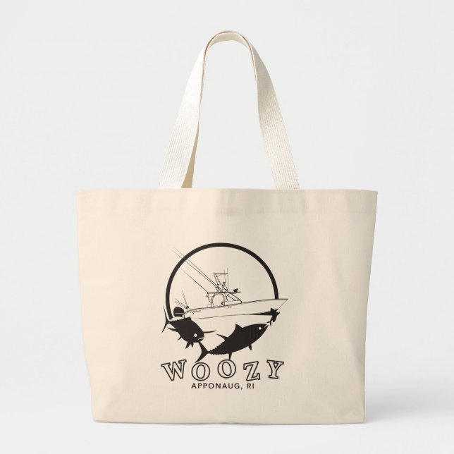 Tote Bag Truite saumonnée hébétée grand Fourre-tout (Devant)