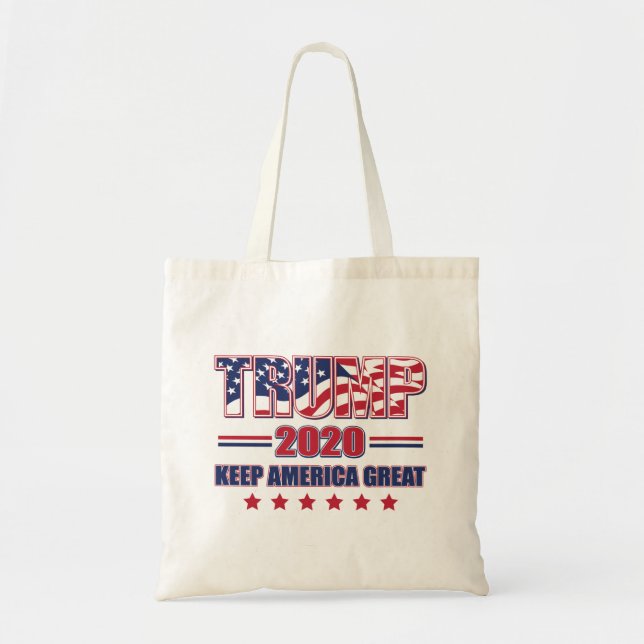 Tote Bag Trump 2020 rend l'Amérique grande (Devant)