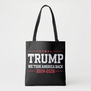 Tote Bag Trump 2024 Nous avons repris l'Amérique 47 États-U