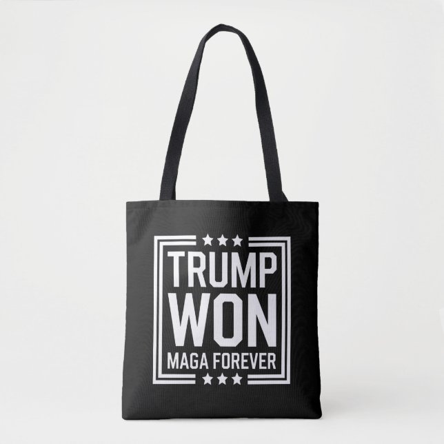 Tote Bag Trump a gagné la 47e élection présidentielle améri (Devant)