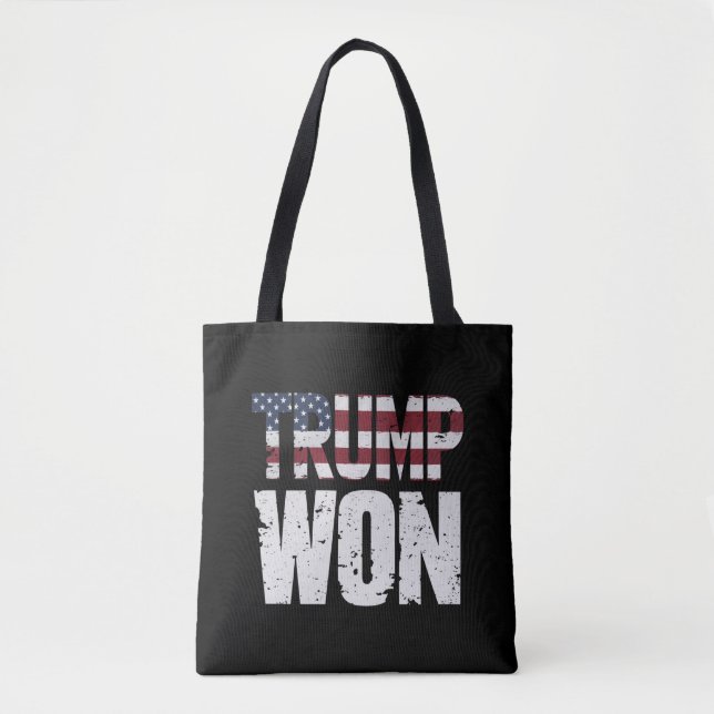 Tote Bag Trump a gagné la 47e élection présidentielle améri (Devant)