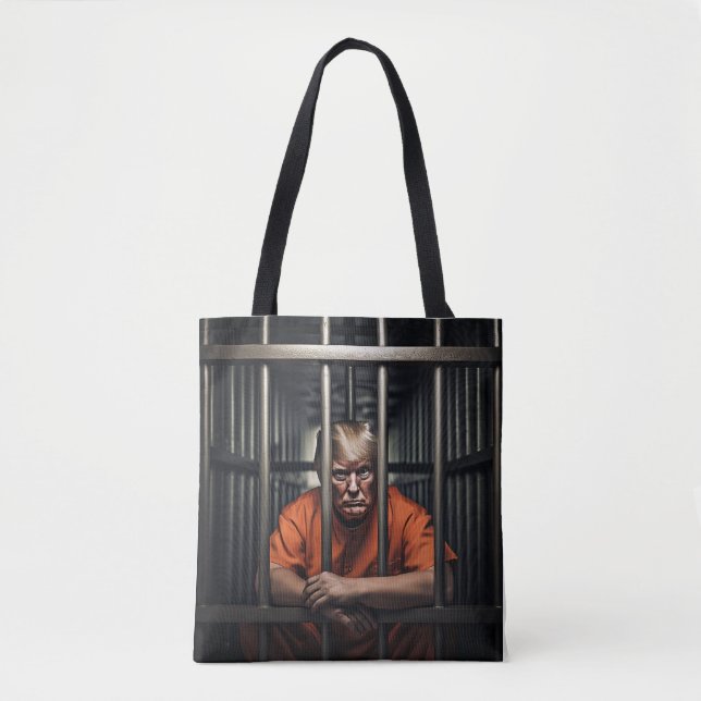Tote Bag Trump en prison (Devant)