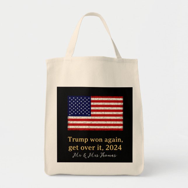 Tote Bag Trump remporte une nouvelle fois le pari 2024 avec (Devant)