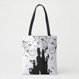 Tote Bag Trumpet Section Jazz