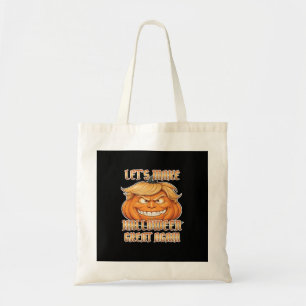 Tote Bag Trumpkin Rendons Halloween grand à nouveau classiq