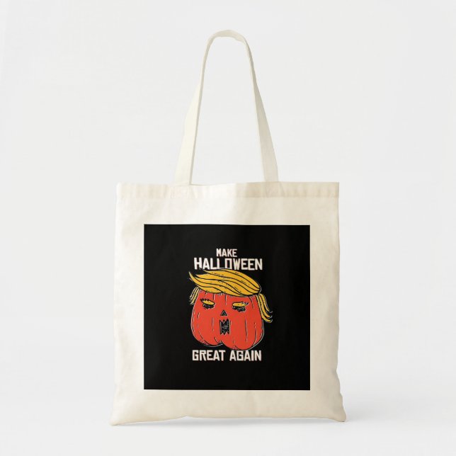 Tote Bag Trumpkin Rendre Halloween grand à nouveau classiqu (Devant)