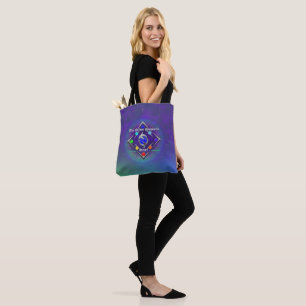 Tote Bag TSDS : Logo bleu et vert de la vie et de l'amour