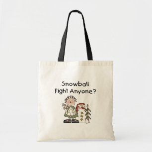 Tote Bag Tshirts et cadeaux de combat de boules de neige