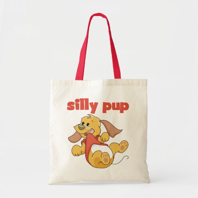 Tote Bag Tshirts et cadeaux Silly Pup (Devant)