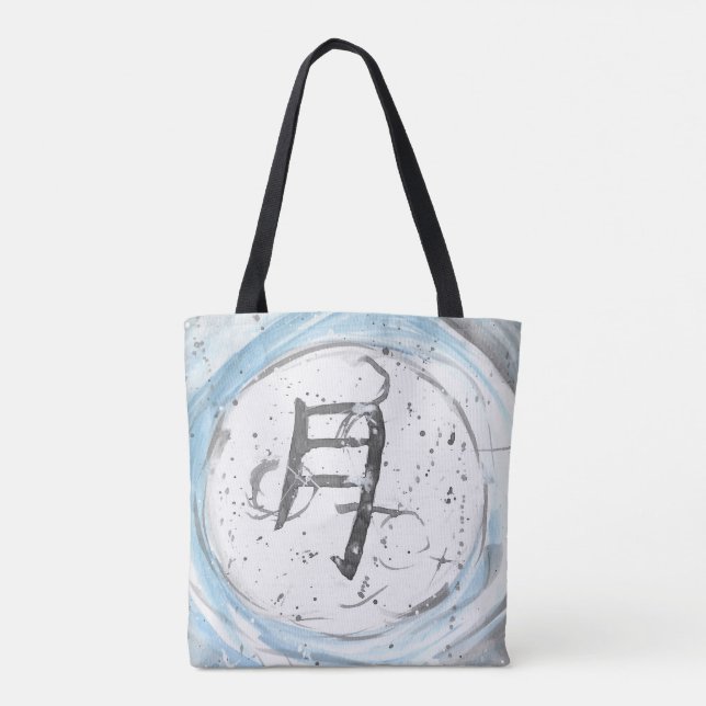 Tote Bag Tsuki (Lune) Kanji (Dos)