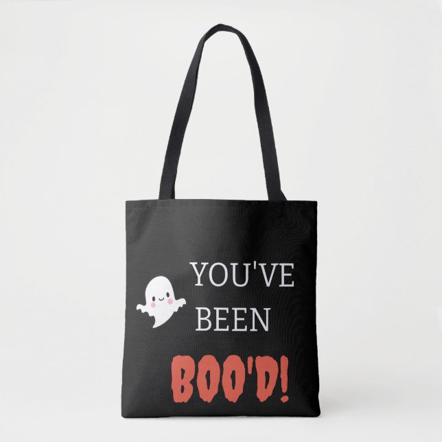 Tote Bag Tu as été boo'd Halloween mignon (Devant)