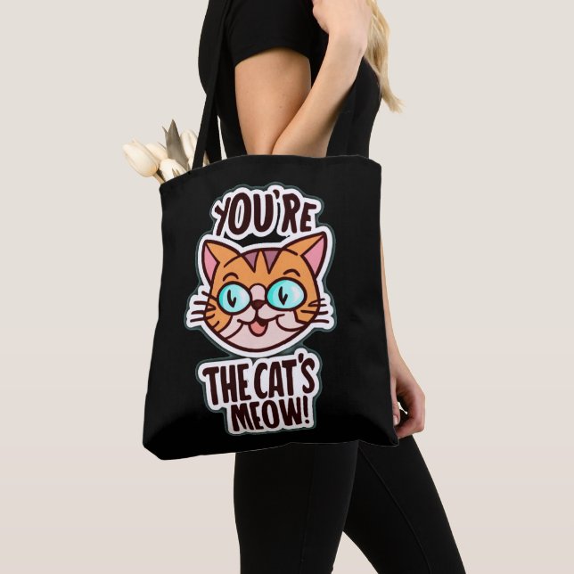 Tote Bag Tu es la miow du chat (De près)