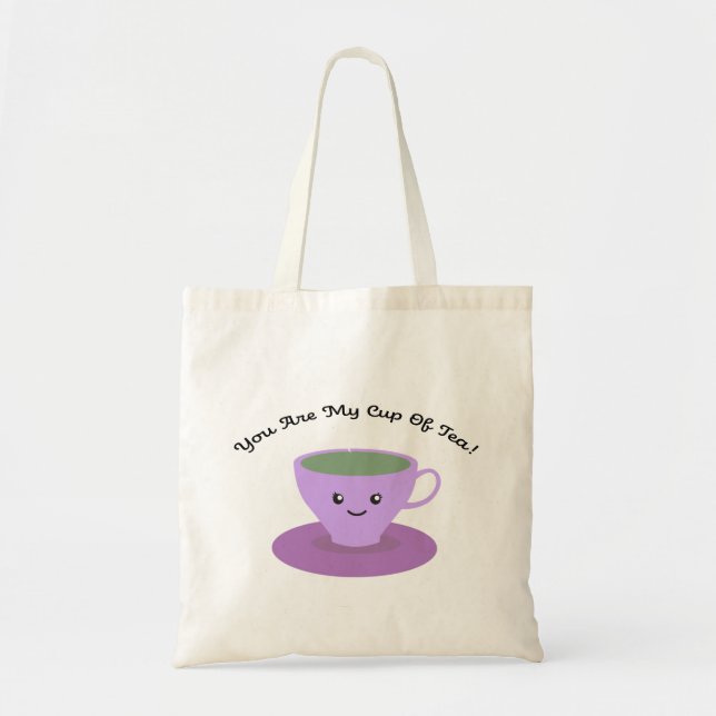 Tote Bag Tu Es Ma Tasse De Thé (Devant)