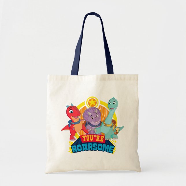 Tote Bag Tu es Roarsome | Dino Ranch (Devant)