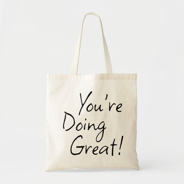 Tote Bag Tu fais du bien ! Positivité des soins de santé me (Devant)