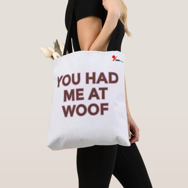 Tote Bag Tu m'as eu à Ouah | Conception pour amateurs d'ani (De près)