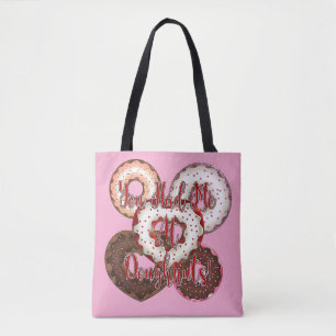 Tote Bag Tu m'as eu avec les beignets - Saint-Valentin