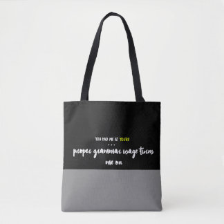 Tote Bag Tu m'as eu pour toi...