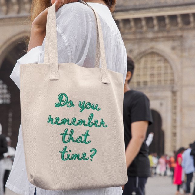 Tote Bag Tu te souviens de cette fois-là ? Rétro Nostalgie  (Get yours today and treasure moments in style!)