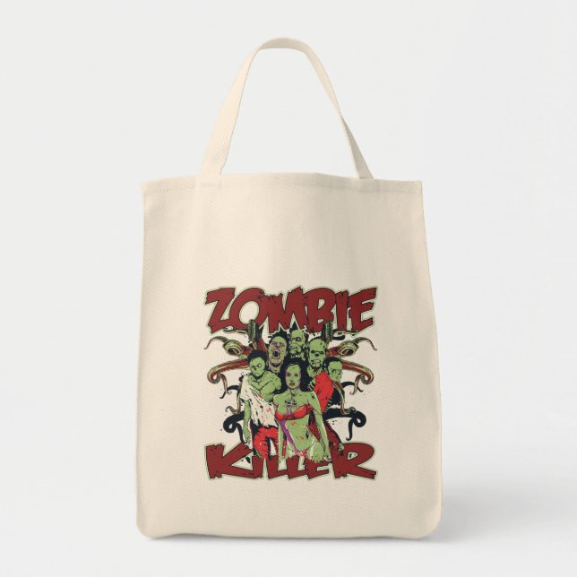 Tote Bag Tueur de zombi (Devant)