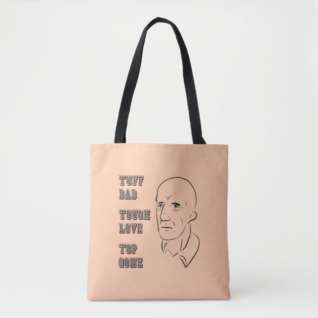 Tote Bag Tuff Papa, Amour Dur, Top Gone (Devant)