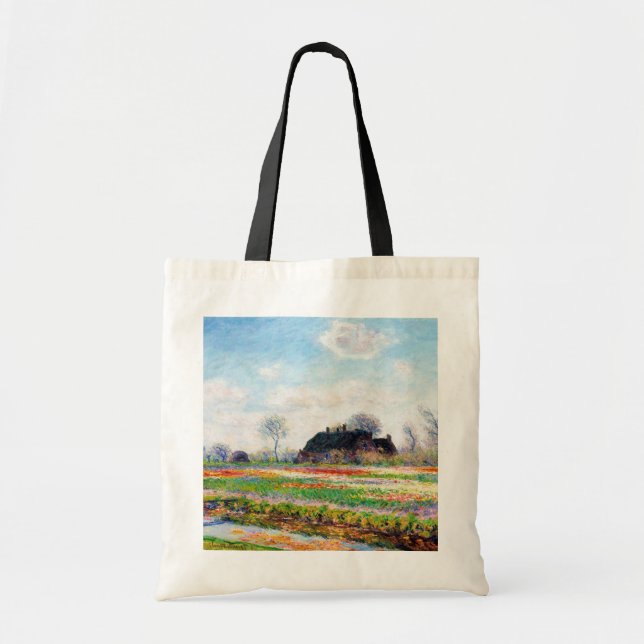 Tote Bag Tulip Fields dans les Pays-Bas, Monet (Devant)