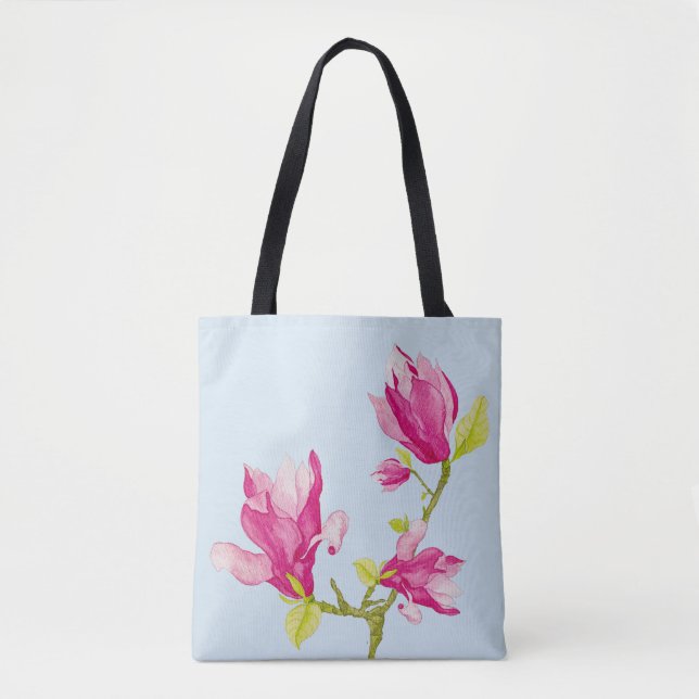 Tote Bag Tulip Magnolias sur Fourre-tout (Devant)