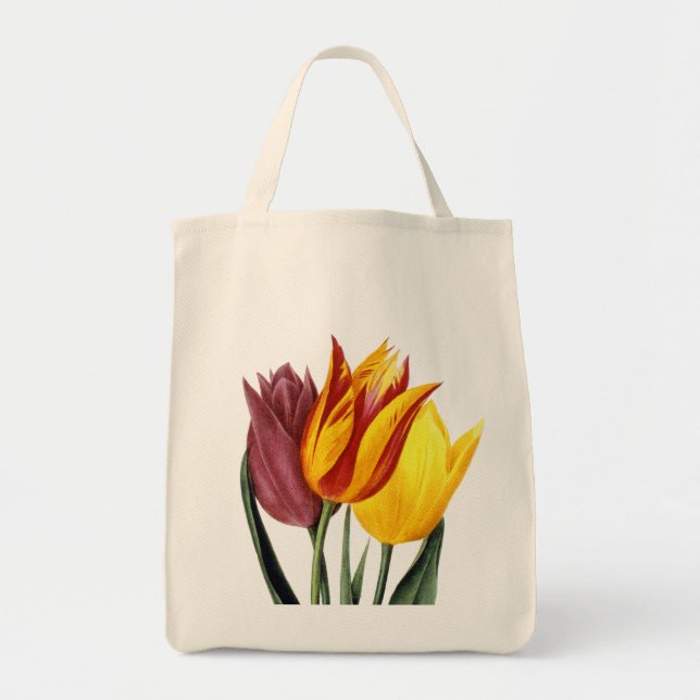 Tote Bag Tulipe (Tulipa Gesneriana) (Devant)