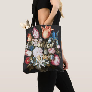 Tote Bag Tulipes et Roses Hollandaises Antiques de Bosschae
