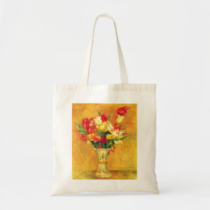 Tote Bag Tulipes par Pierre Renoir, Art Impressionniste Vin