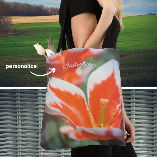 Tote Bag Tulipes rouges (Créateur téléchargé)