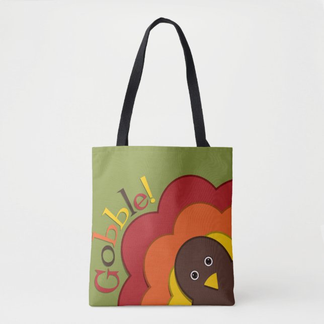Tote Bag Turc caché de Thanksgiving (Devant)
