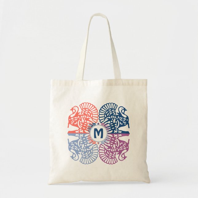 Tote Bag TURQUIE colorée Imprimer | Monogramme (Devant)