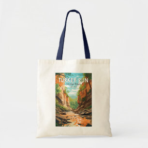 Tote Bag Turquie Run State Park Indiana Travel Art Vintage