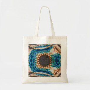 Tote Bag Turquoise Gold Sun Southwestern Art