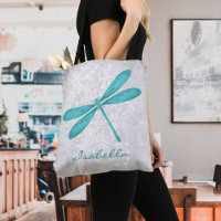 Turquoise libellule personnalisée Fourre-tout