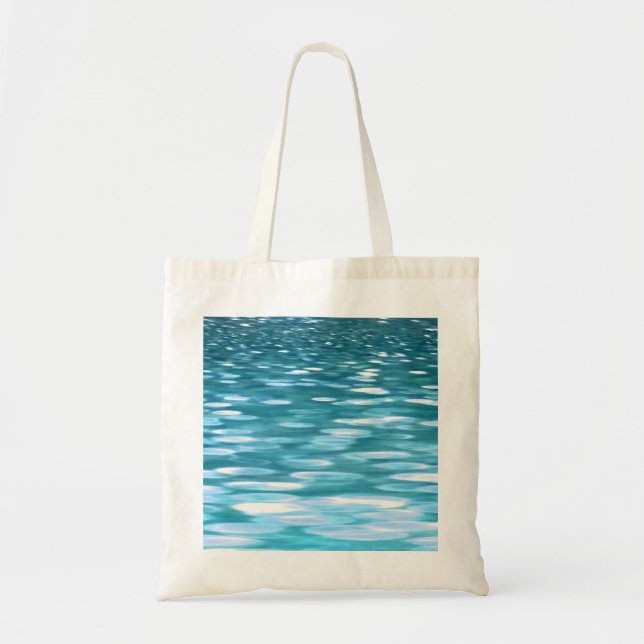 Tote Bag Turquoise shimmer (Devant)