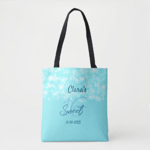 Tote Bag Turquoise turquoise agate doux 16 anniversaire ajo