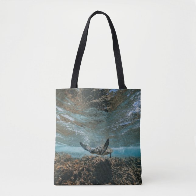 TOTE BAG TURTLE EN DÉPLACEMENT (Devant)