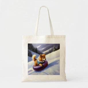 Tote Bag Tuyaux à neige pour chien