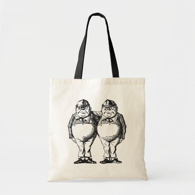 Tote Bag Tweedledum et Tweedledee (Devant)
